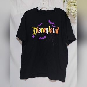 Disney Black Tee with Purple and Orange Accents